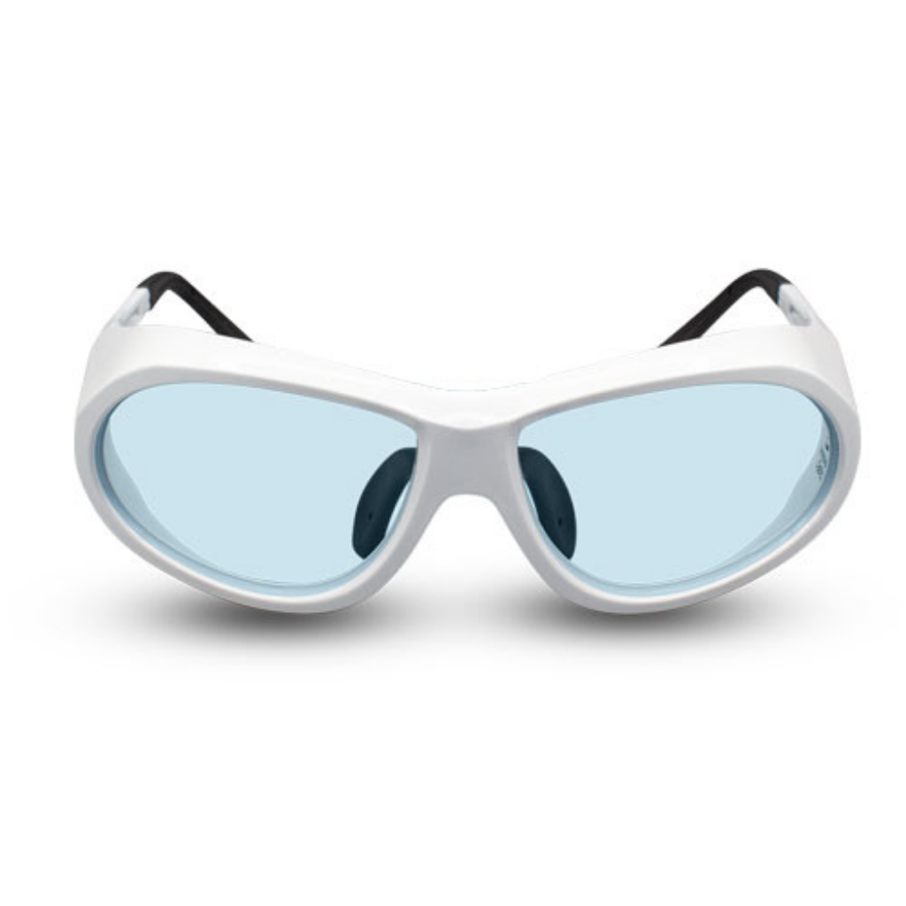 Innovative Optics Gi1 Laser Glasses: 757 White Frame