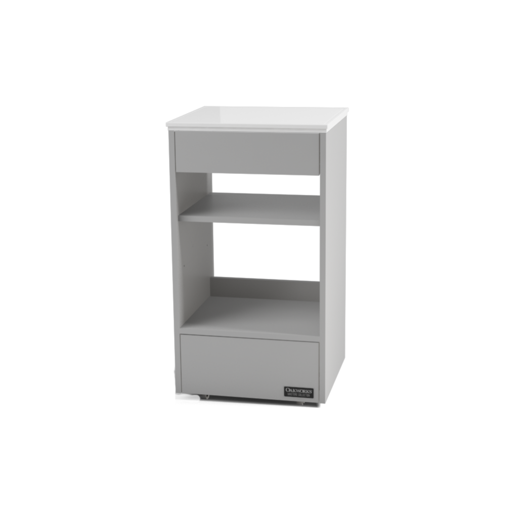 Oakworks Halo Slimline Trolley with 2 Drawers