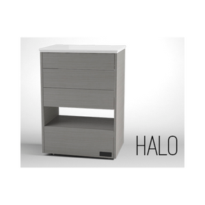 Oakworks High End Spa Table Halo Trolley Up