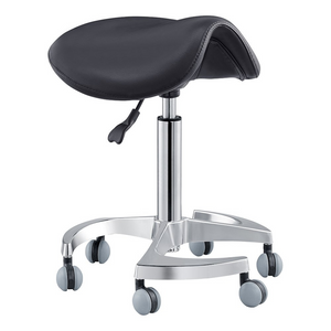 Dream In Reality Harmony Saddle Stool (Black): Side View