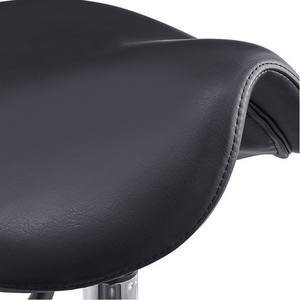 Dream In Reality Harmony Saddle Stool (Black): Saddle Leather