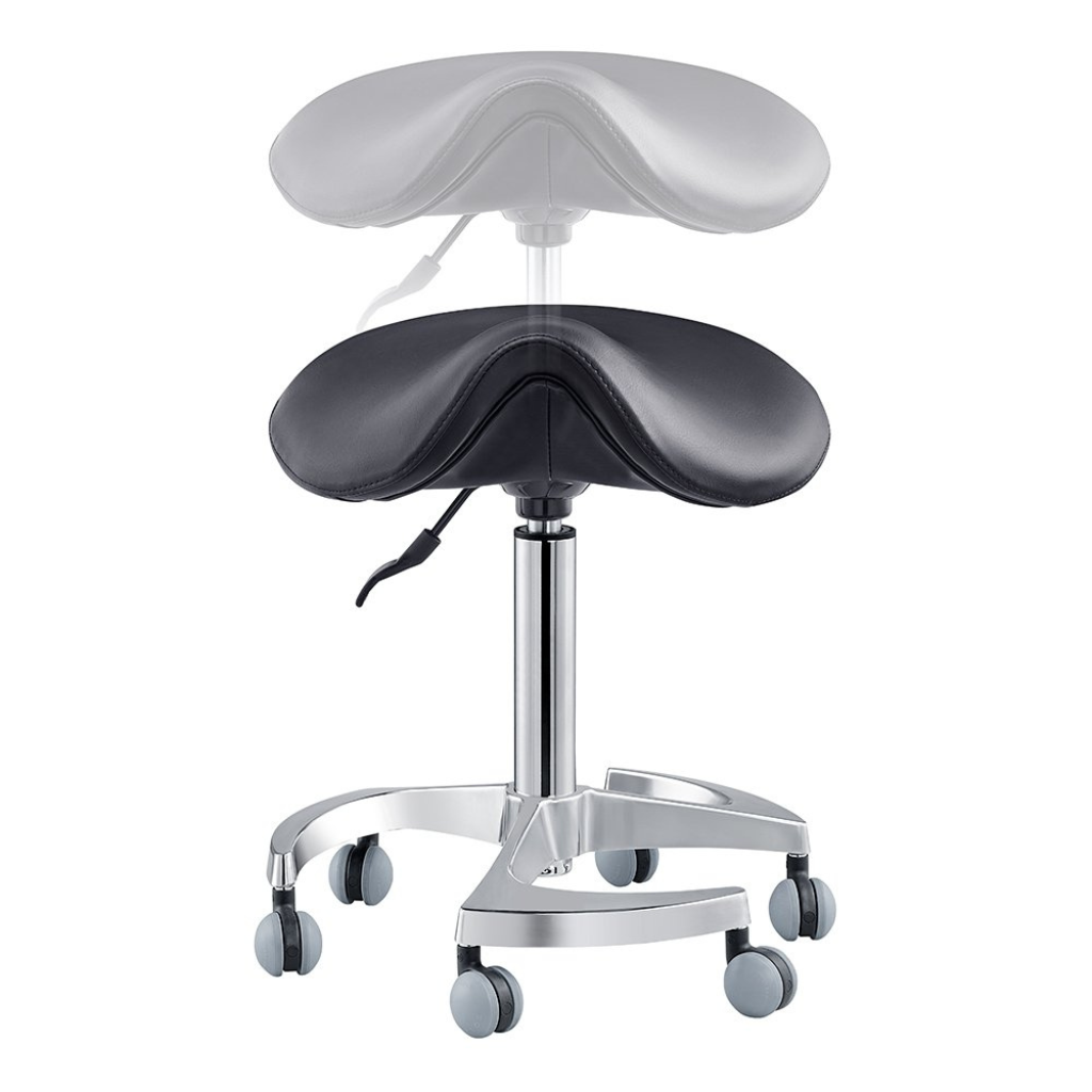 Dream In Reality Harmony Saddle Stool (Black): Lift