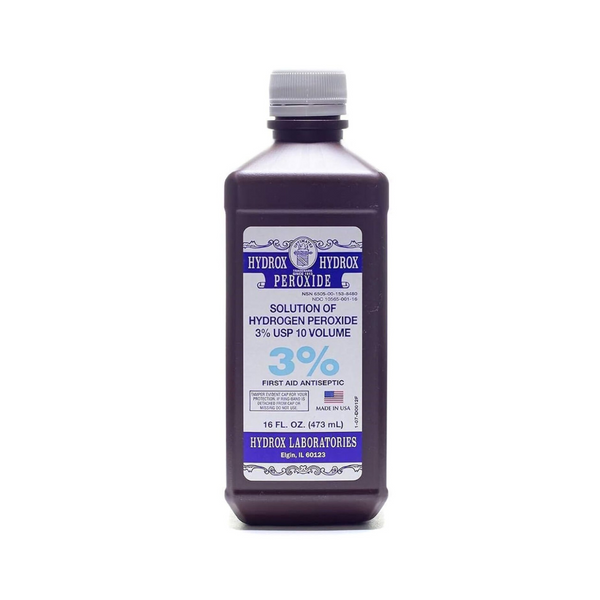 mado3mido3　0823 Hydrox Hydrogen Peroxide 3% (D0012) - Medical Spa Supply