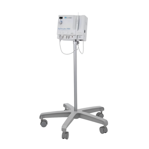 ConMed Hyfrecator on a stand with wheels on a white background