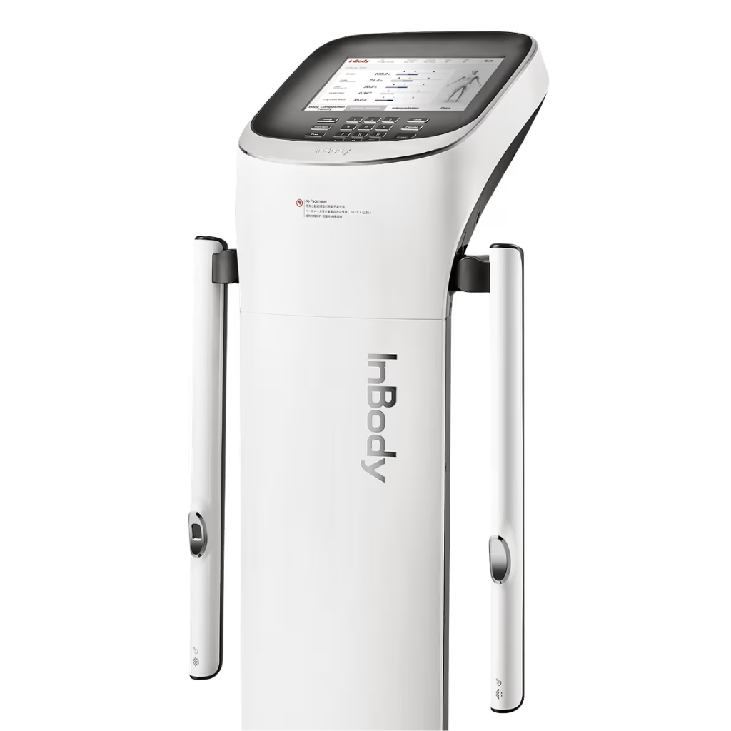 White InBody body composition analyzer 970S on a white background