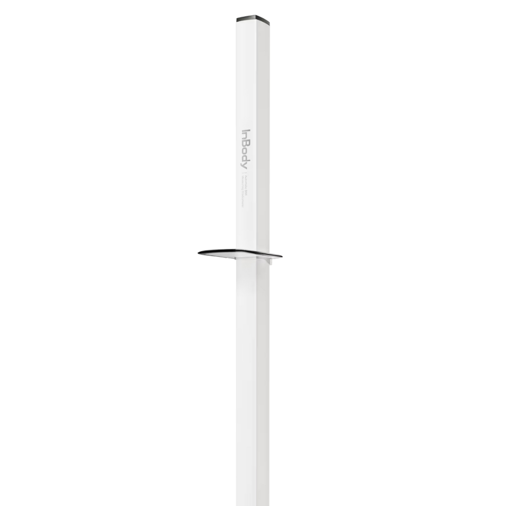 White professional stadiometer BSM270B with InBody branding on a white background