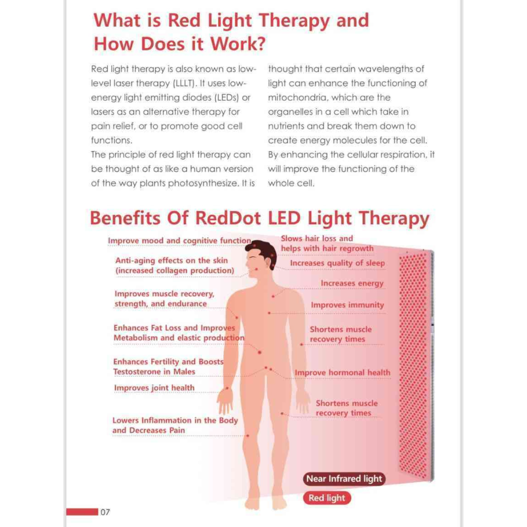 VACUACTIVUS InfraCouch Red Light Benefits