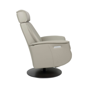 Ingrid IV Therapy Chair with Cement upholstery showing the side view