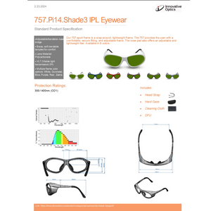 Innovative Optics 10445 Laser Glasses & Frames