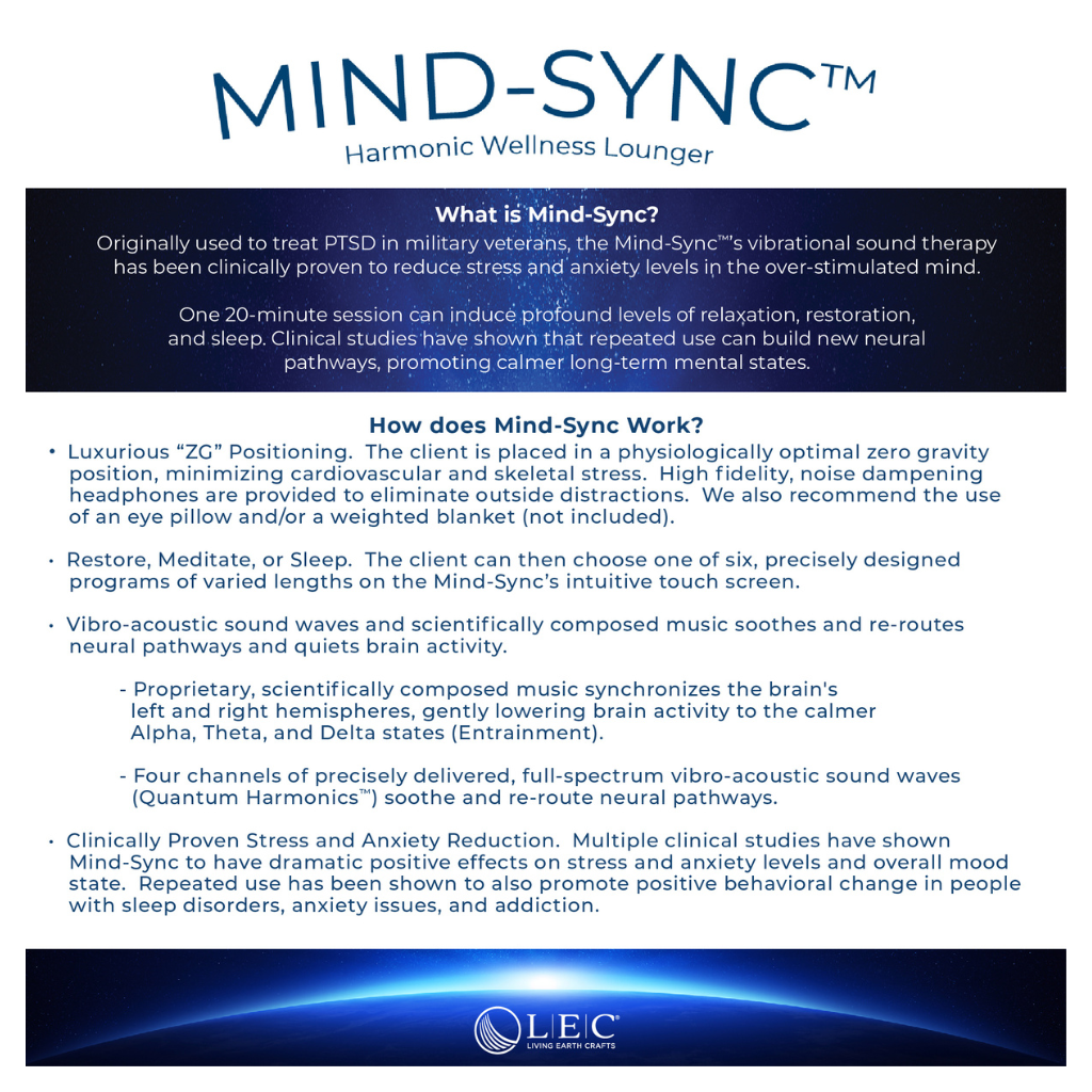 LEC Mind-Sync™ Harmonic Wellness Lounger Benefits