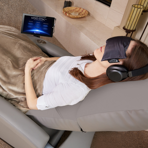 LEC Mind-Sync™ Harmonic Wellness Lounger in use