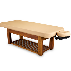 LEC Napa La Mer™ Spa and Salon Table with Teak Base