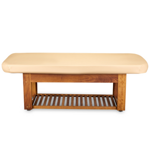 LEC Napa La Mer™ Spa and Salon Table with Teak Base profile