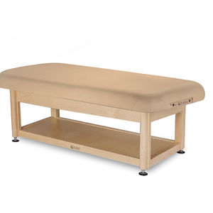 LEC Serenity™ Treatment Table with Flat Shelf Maries Beige