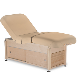 LEC Serenity™ Treatment Table with Salon Cabinet