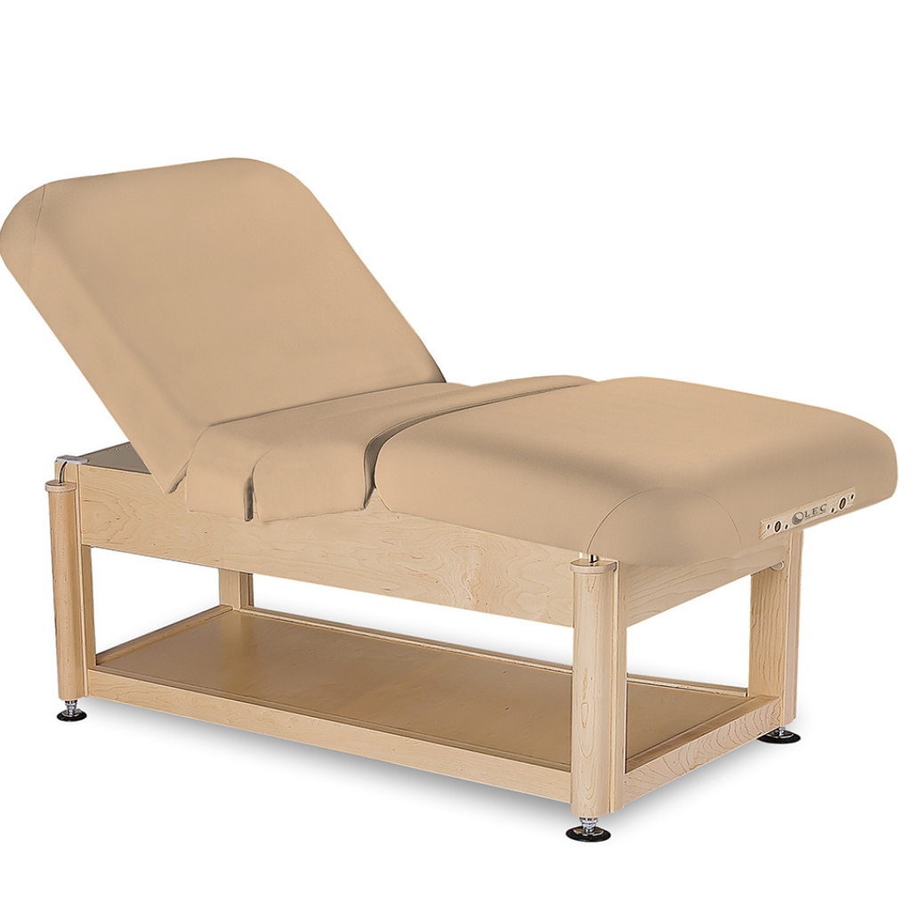 LEC Serenity™ Treatment Table with Salon Shelf