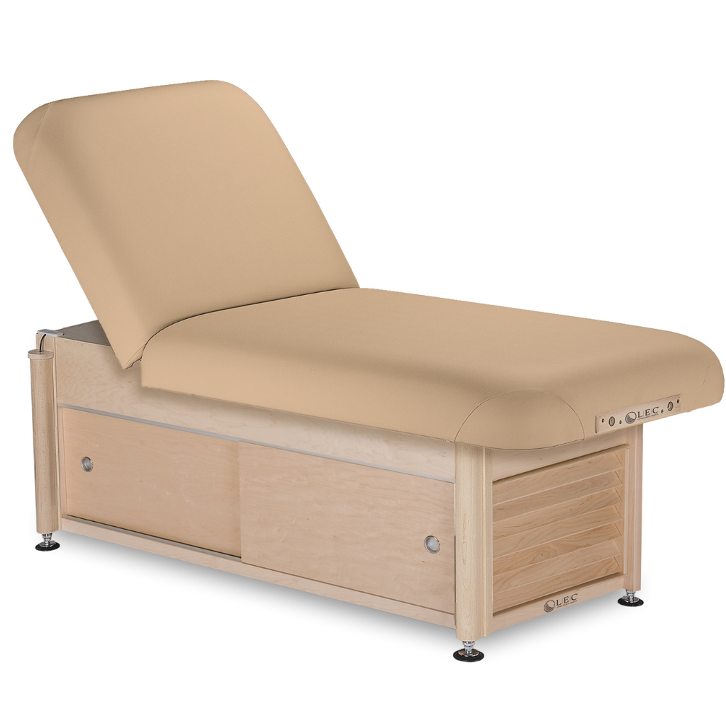 LEC Serenity™ Treatment Table with Tilt Cabinet