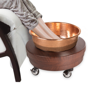 LEC ZG Dream™ Lounger with Wooden Legs Copper bowl only