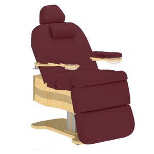 LEC Cloud 9 Cuvee Spa Treatment Table Burgundy Maple finish