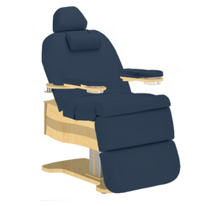 LEC Cloud 9 Cuvee Spa Treatment Table Mystic Blue Maple finish