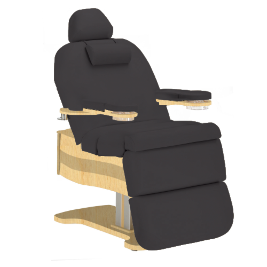 LEC Cloud 9 Cuvee Spa Treatment Table UL Black Maple finish