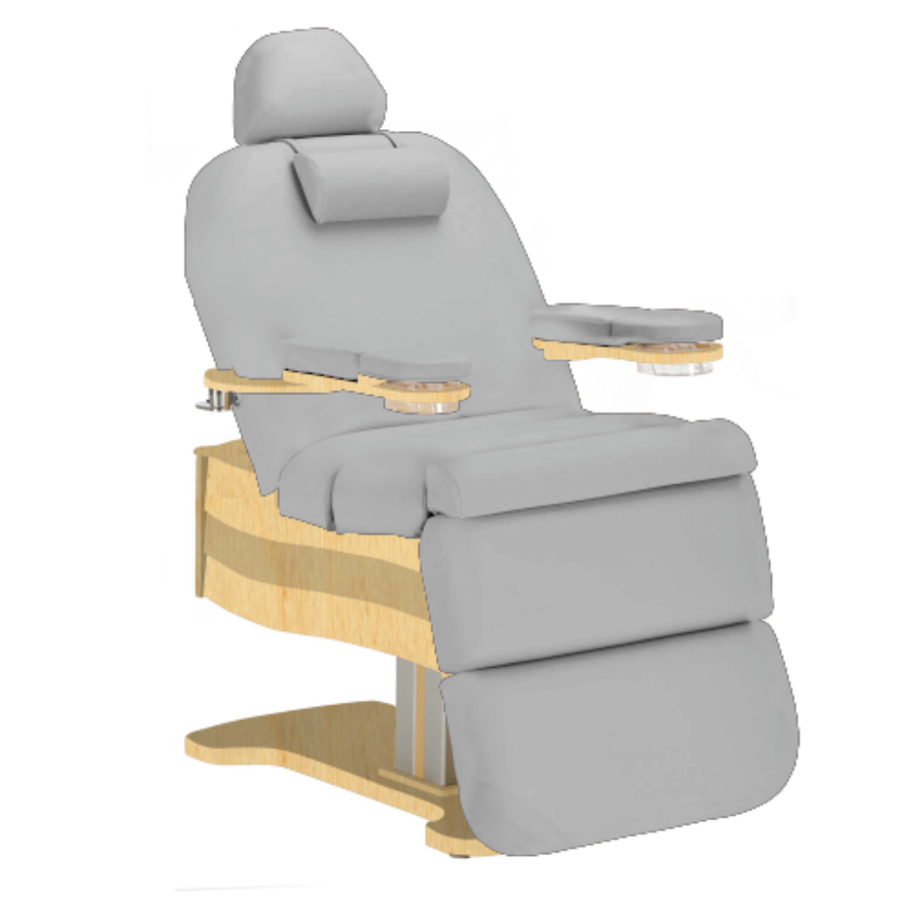 LEC Cloud 9 Cuvee Spa Treatment Table UL Silver Pearl Maple finish