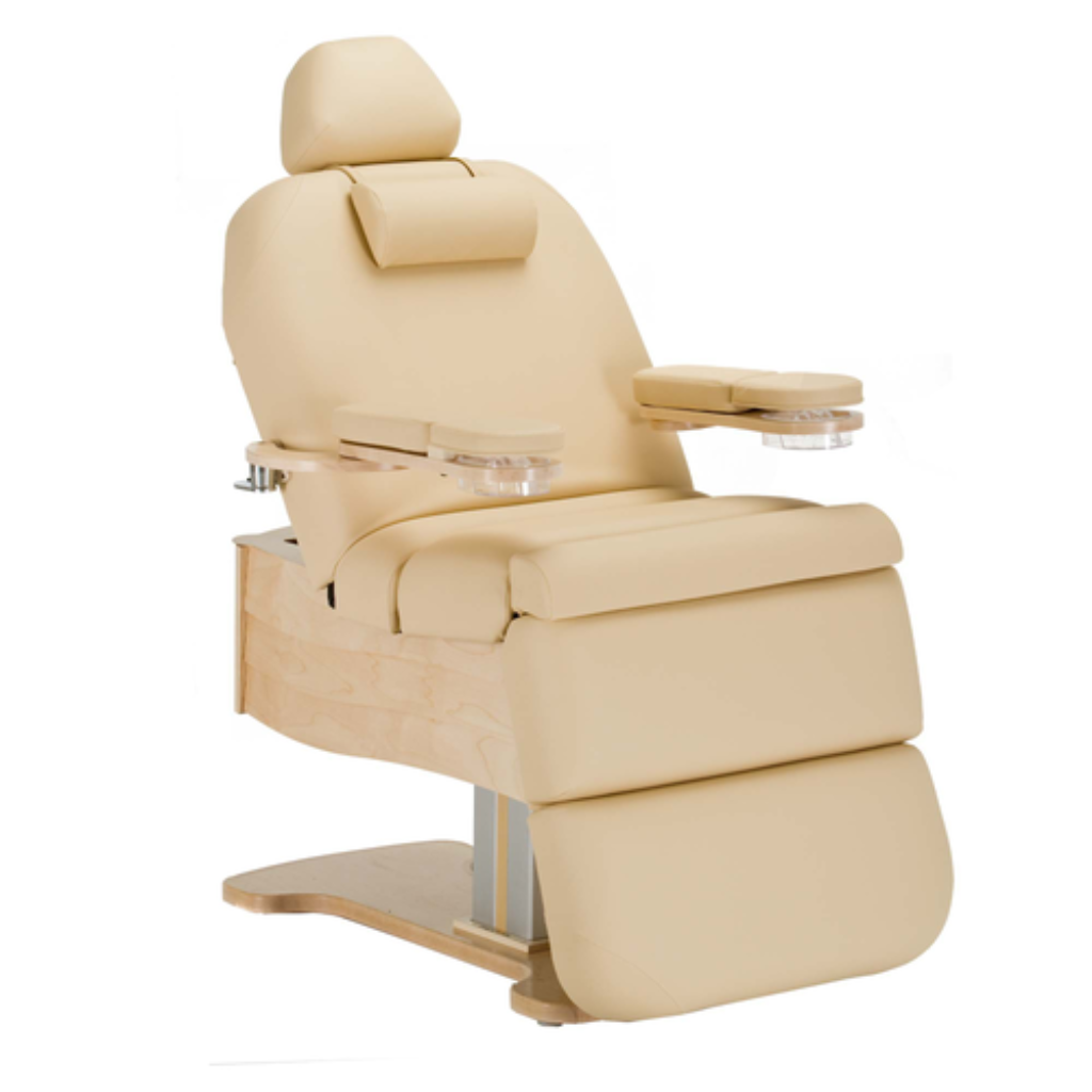 LEC Cloud 9 Cuvee Spa Treatment Table Vanilla Cream Maple finish