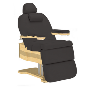 LEC Cloud 9 Cuvee Spa Treatment Table Black with Maple finish