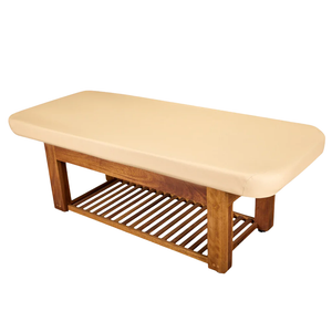 LEC Napa La Mer™ Spa and Salon Table with Teak Base