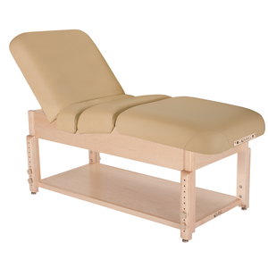 LEC Sonoma Spa Treatment Table with Shelf Base illustrating the salon top.