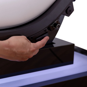 LEC Wave Reset Lounger base detail with lighting and adjustable functionality for Med Spas and IV hydration practices.