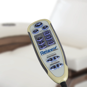 LEC ZG Dream Lounger Salt Room control for optional Relaxor heat/massage option.