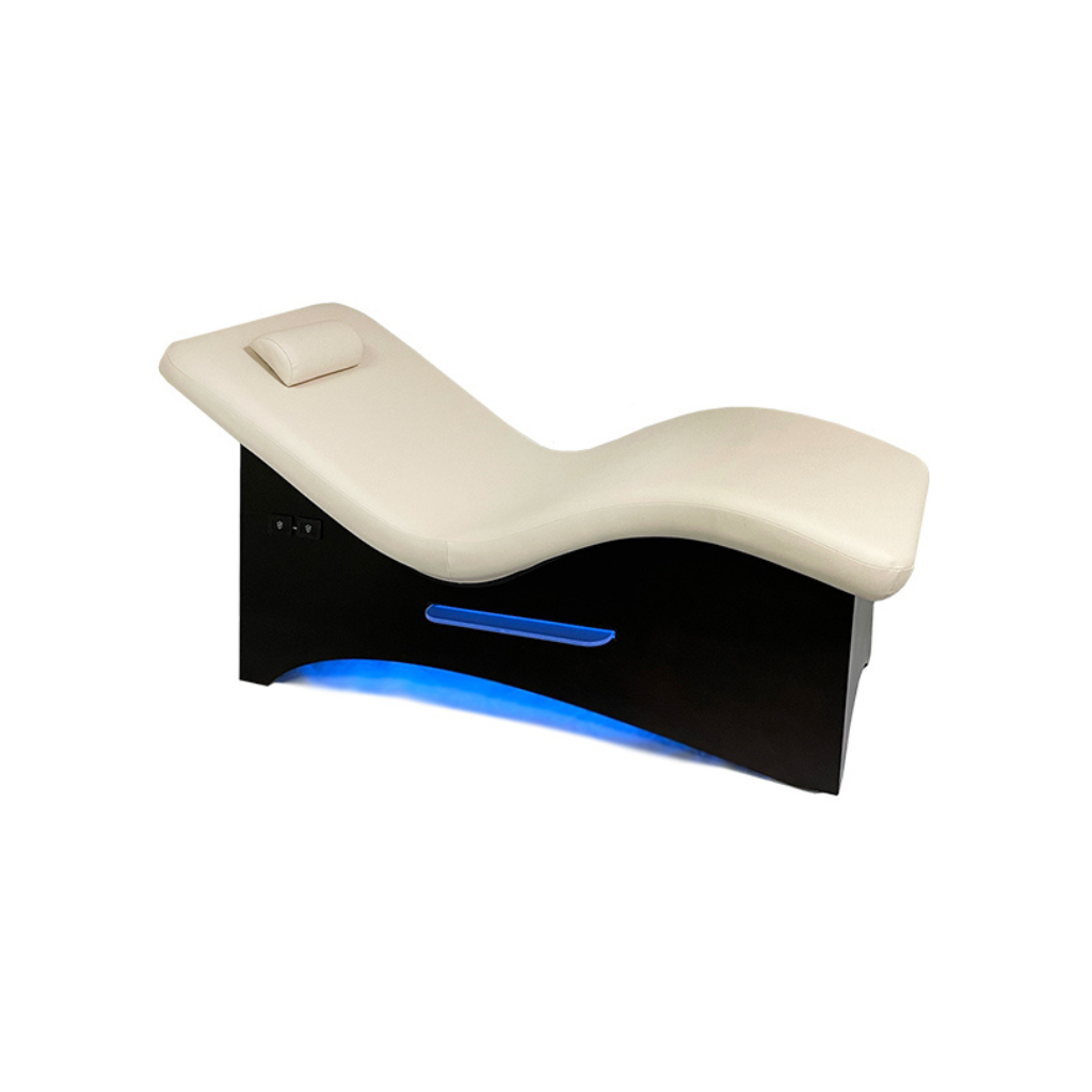 Oakworks Curva Lounger shown with LED Lightening