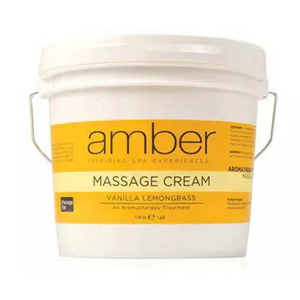 Massage Cream 128 oz. Vanilla Lemongrass (533-VL)