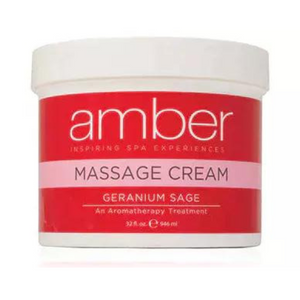 Amber Massage Cream Geranium Sage