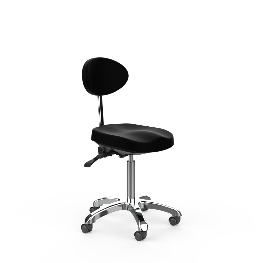 MedForma Contour Stool 1025E Black-Side