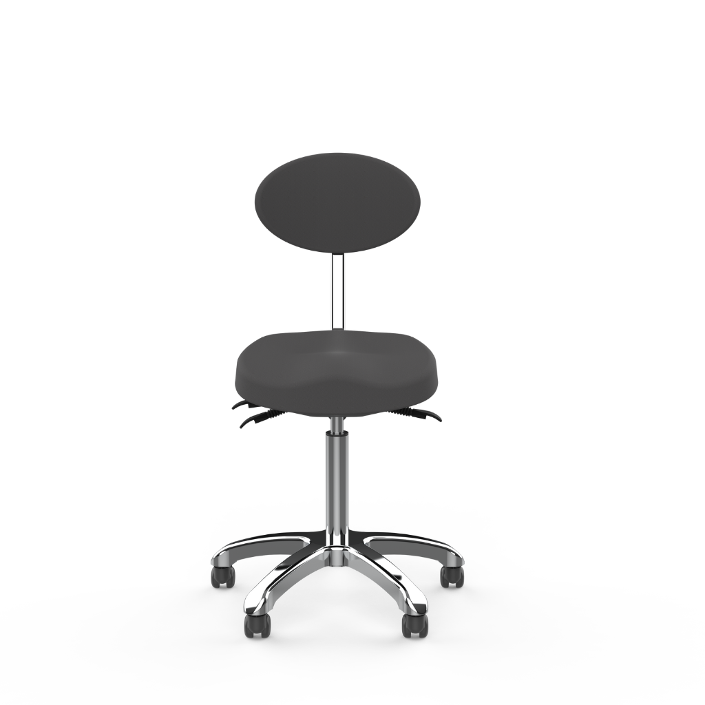 MedForma Contour Stool 1025E Dark Gray-Front
