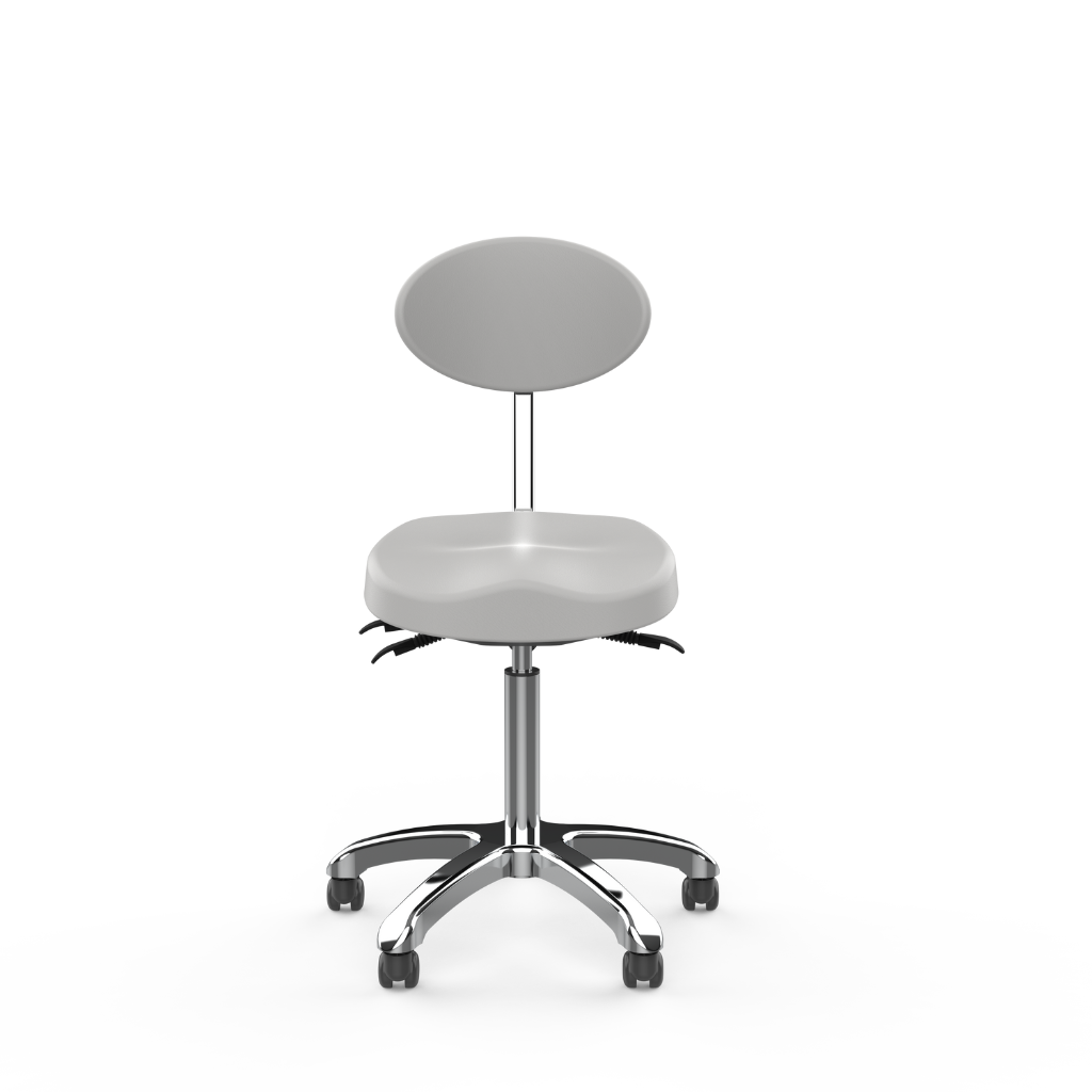 MedForma Contour Stool 1025E Gray Front