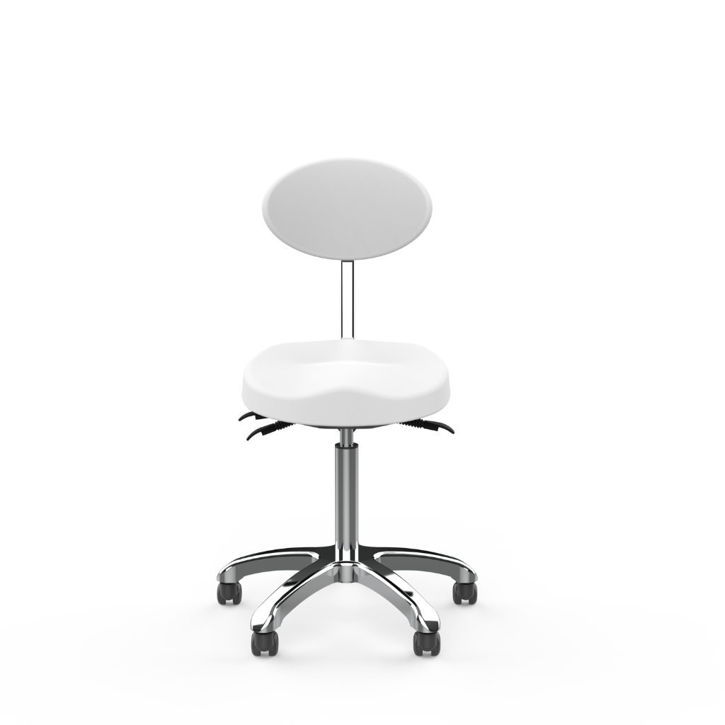 MedForma Contour Stool 1025E White Front