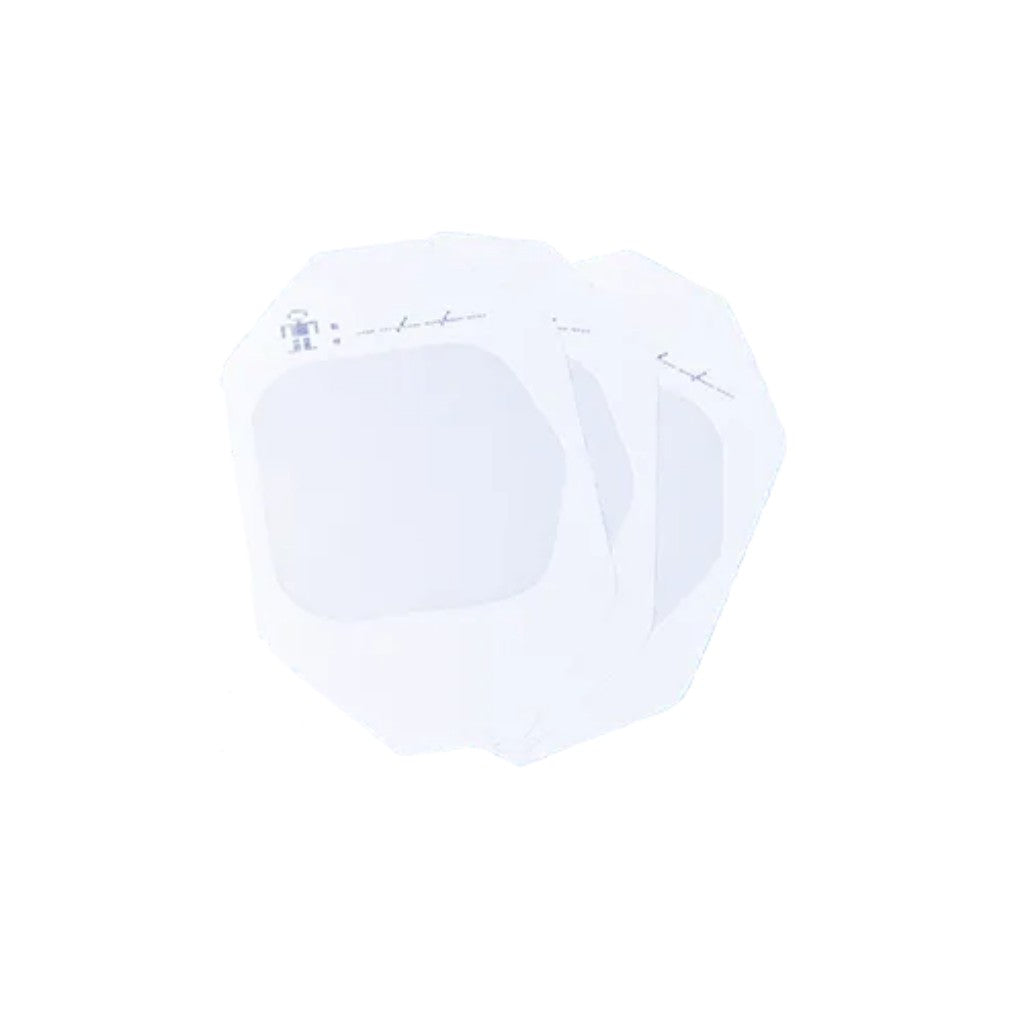 The MedSource Site-Loc Transparent Dressing offers a breathable bio-film, waterproof adhesive, and notched design for a secure fit. It features a non-adhesive handle for easy application and is sterilized with ethylene oxide.