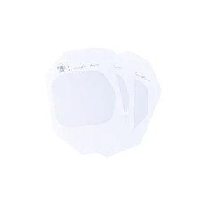 The MedSource Site-Loc Transparent Dressing offers a breathable bio-film, waterproof adhesive, and notched design for a secure fit. It features a non-adhesive handle for easy application and is sterilized with ethylene oxide.