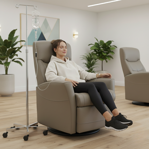Mia Chair in IV Therapy clinic room