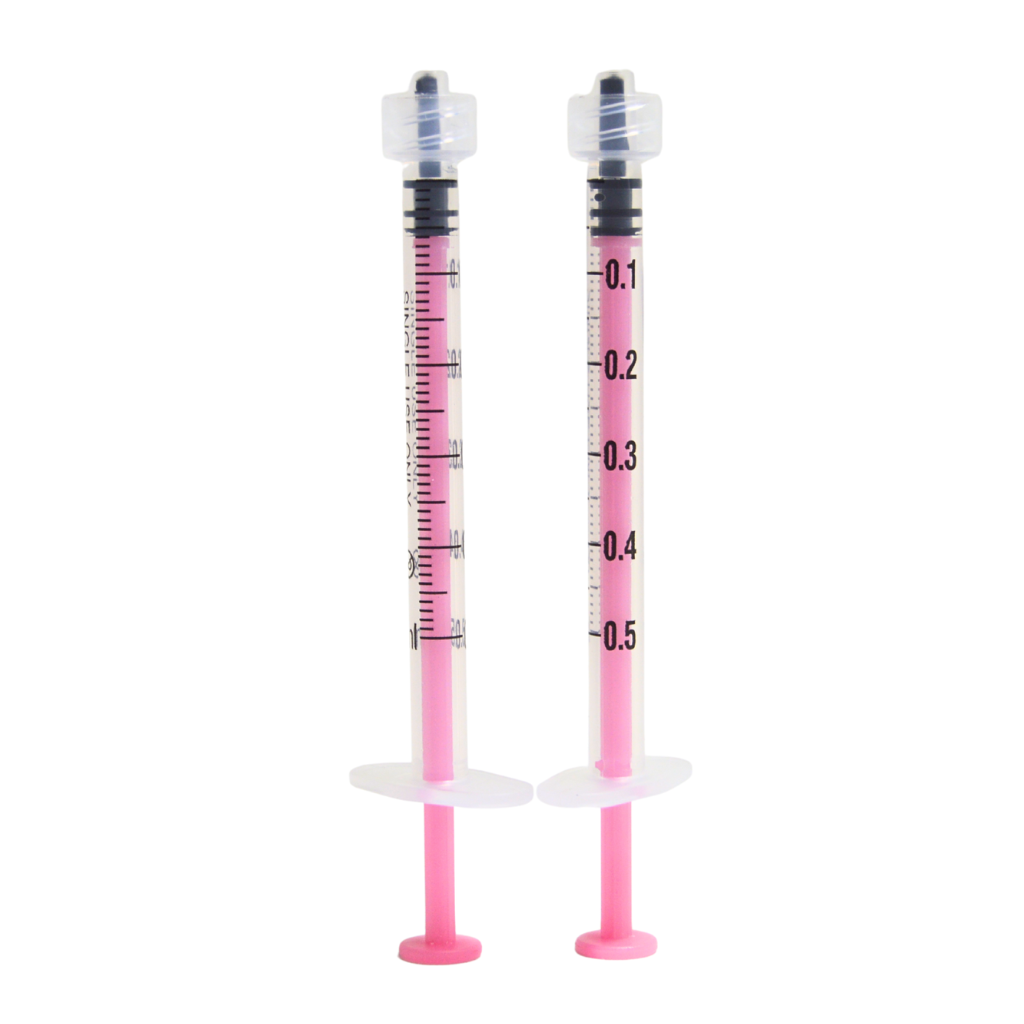 MinimLL Aesthetic Syringes Low Dead Space 0.5 mL