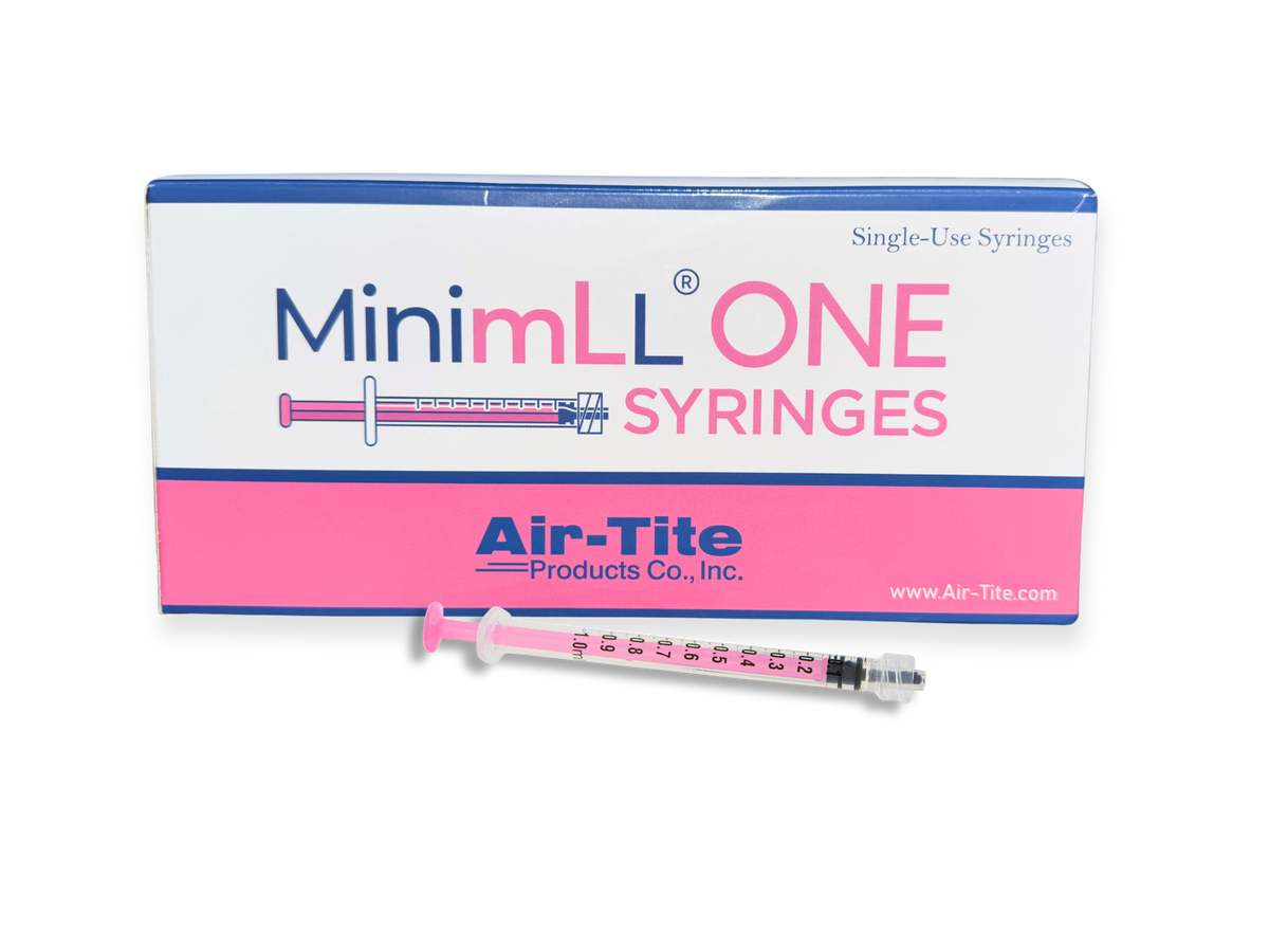 MinimLL Aesthetic Syringe Low Dead Space (LDS) 1 mL