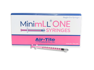 MinimLL Aesthetic Syringe Low Dead Space (LDS) 1 mL