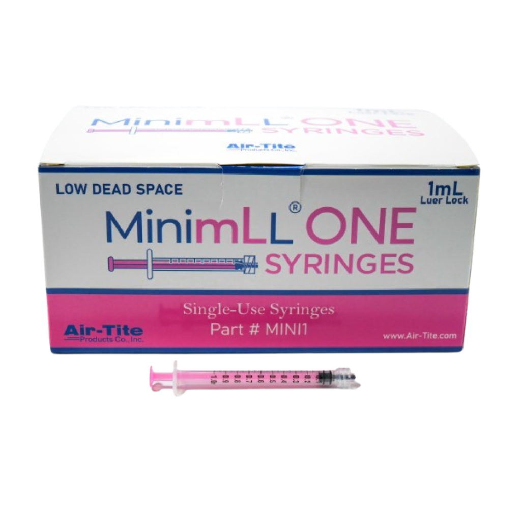 MinimLL Aesthetic Syringe Low Dead Space (LDS) 1 mL Box