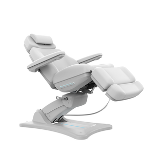 Whitemodern medical spa chair (2246BN) with reclined position on a white background