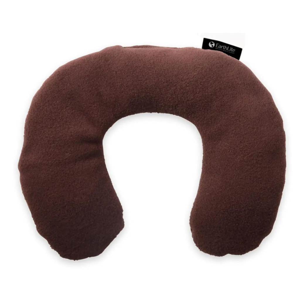Neck Wrap Front Fuzzy side Brown
