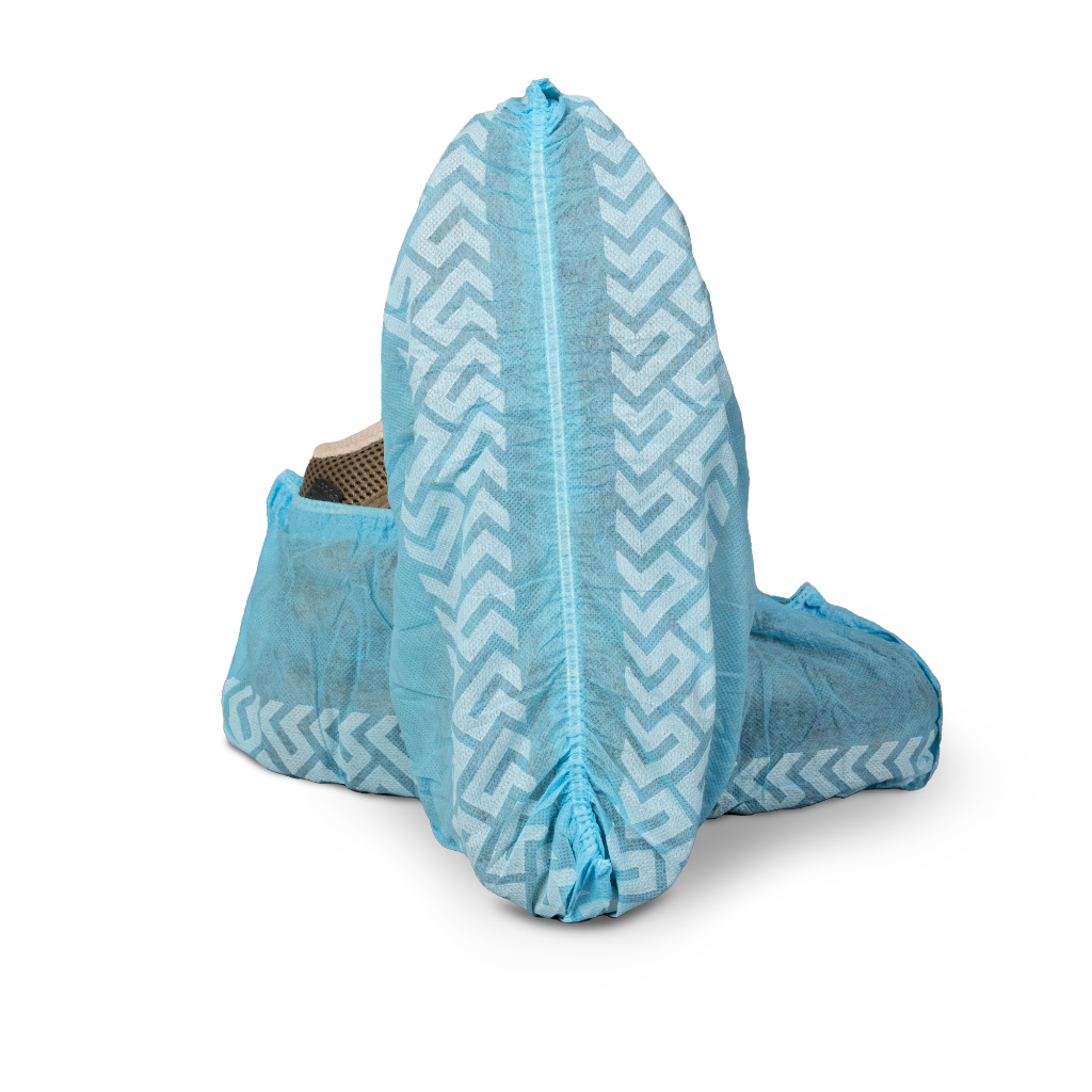 Shoe Covers, Non Skid, One Size Fits All, Blue (350-10)