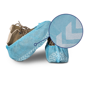 Shoe Covers, Non Skid, One Size Fits All, Blue (350-10)